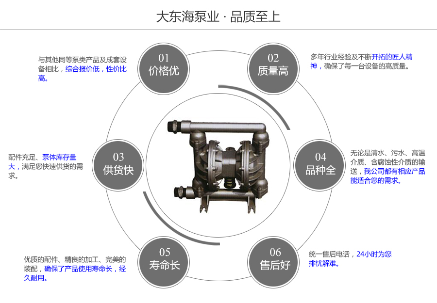 大東海泵業(yè)氣動(dòng)隔膜泵質(zhì)量保證圖